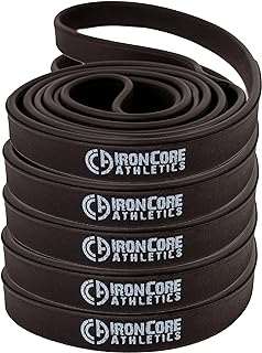 Premium Exercise Bands - Ultra Durable, Non-Slip, Comfort-Edge Resistance - Tested Over 30K Pulls - Three