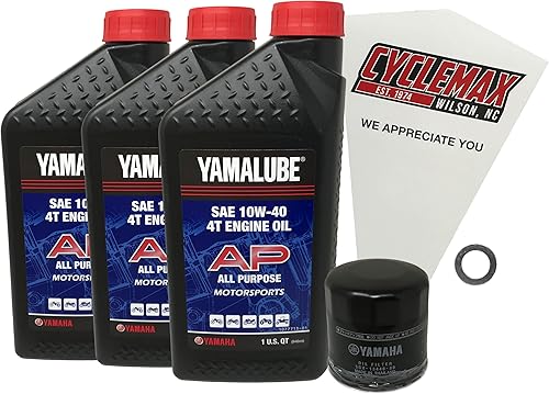 Kit de cambio de aceite compatible con Yamaha MT-07 2018-2023