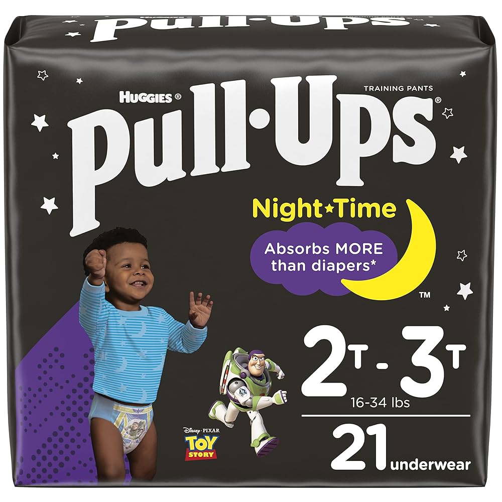 Pull-Ups Night-Time Boys' Training Pants, 2T-3T, 21 Ct Pull-Ups Night-Time Boys' Training Pants, 2T-3T, 21 Ct