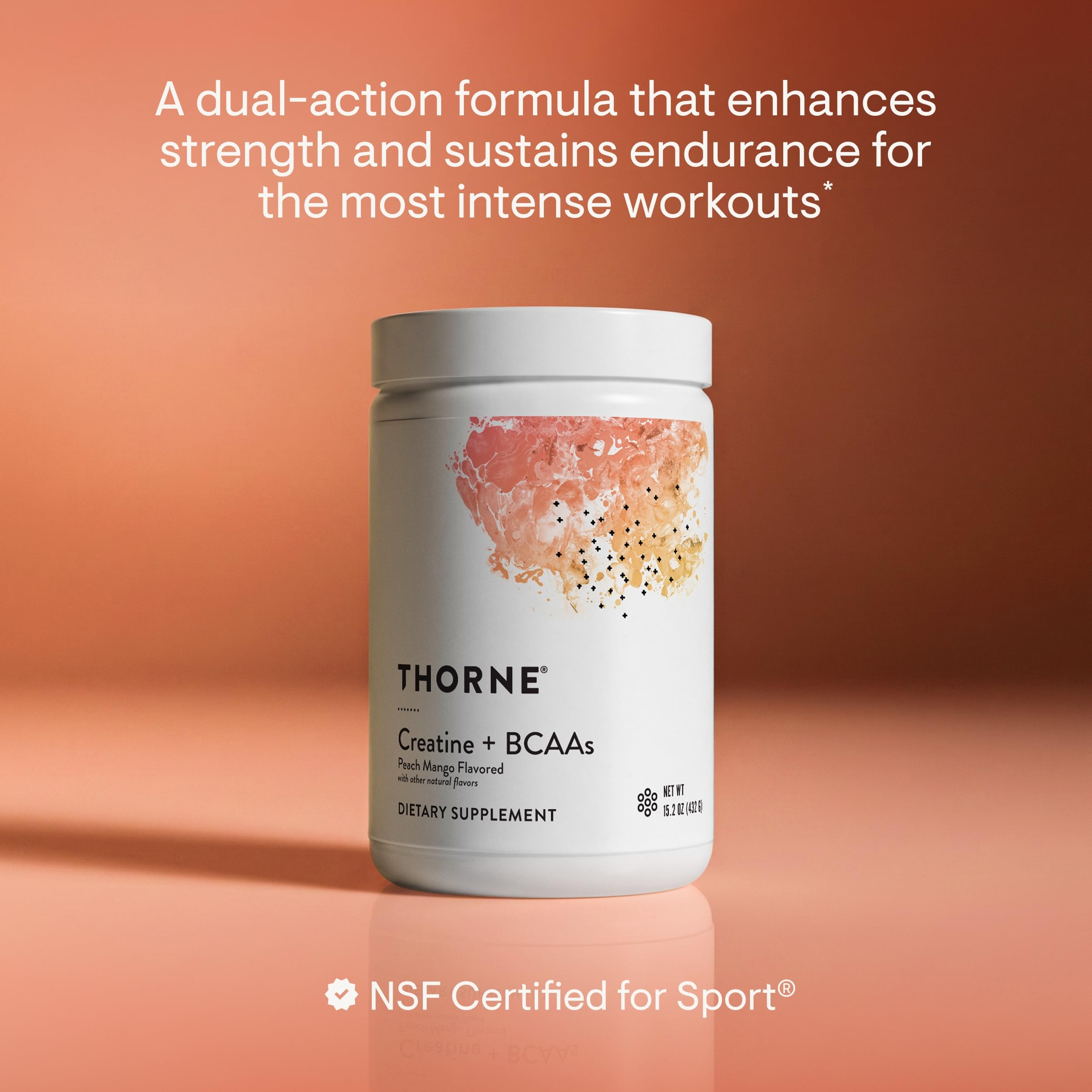 THORNE Creatine + BCAAs, 5 g Creatine Monohydrate & 5 g BCAAs, 30 Servings — Amazon image 2