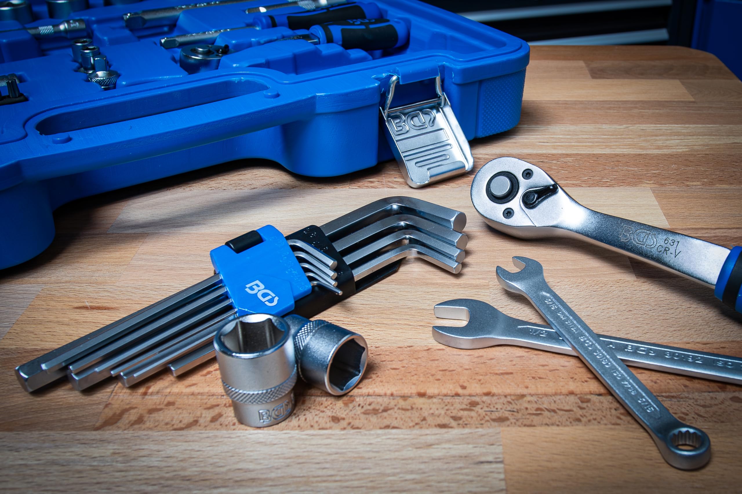 Bgs Set Chiavi A Bussola 21-tlg 1/2 Pollici Dodecagonale Inserti 8