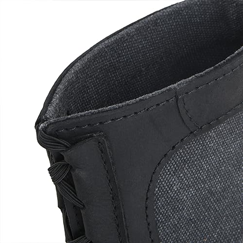 Miniatura 7 de Tas Trost Extensión de culata de pistola de rifle, cuero retro y lona sin cordones en la almohadilla de retroceso, protector de glúteos para