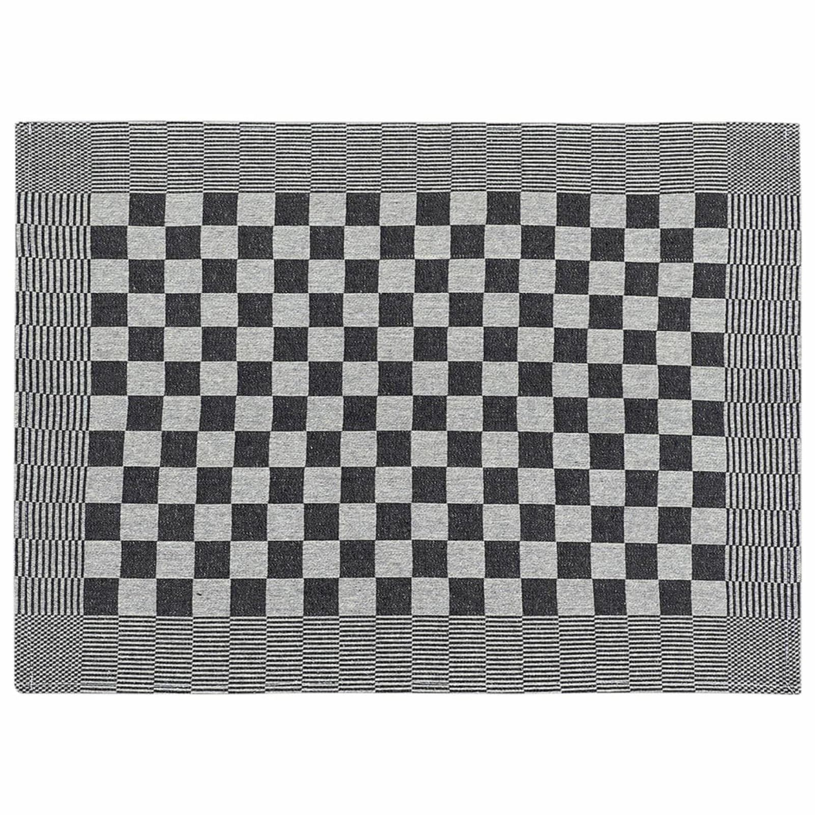 Homgoday Set Strofinacci 20 pz in Cotone Nero e Bianco, Decor da Mobili da Interni per Soggiorno Ufficio Camera da Letto