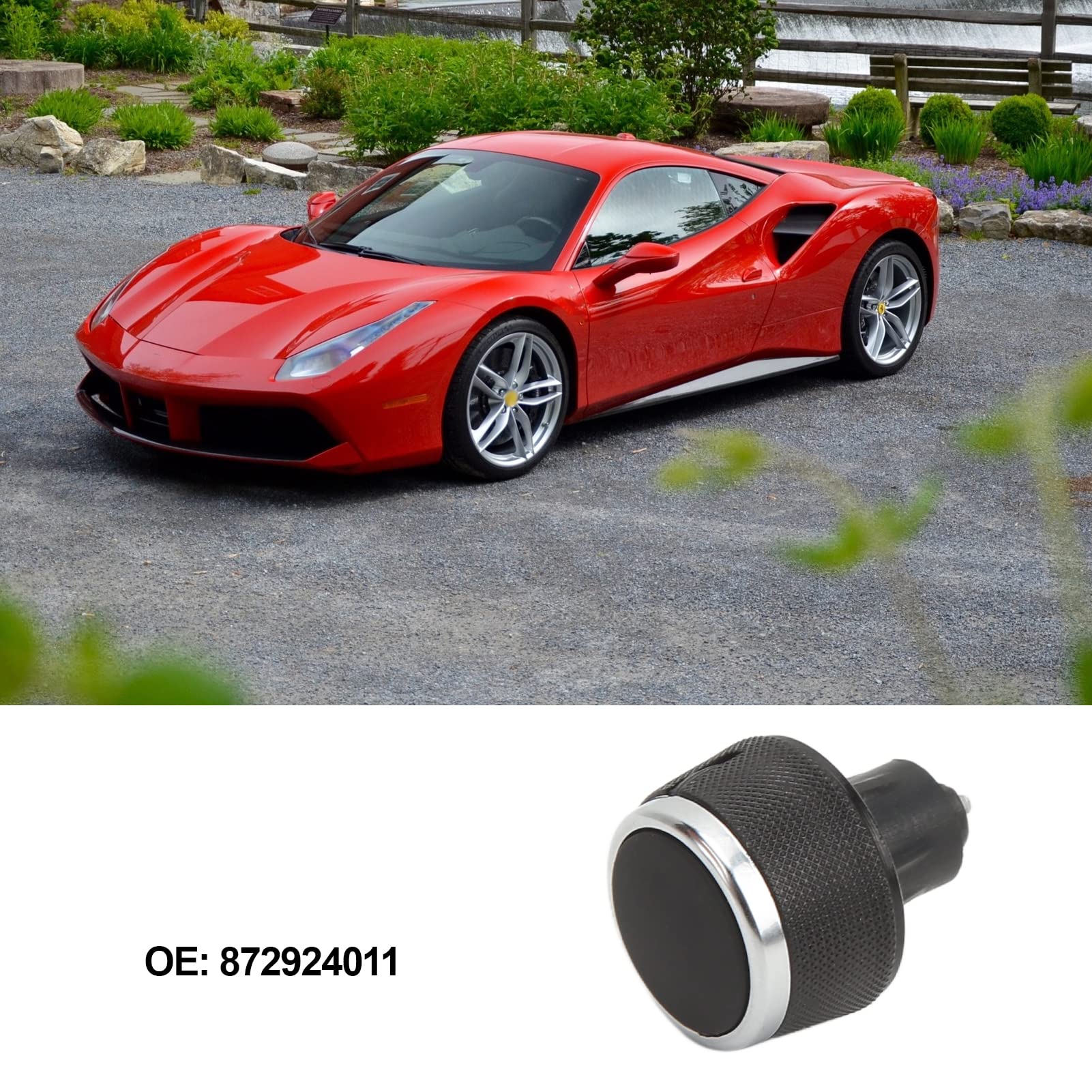 AC Control Knob Switch Button Panel For Ferrari 458 Italia Spider & F12 Berlinstein NEW