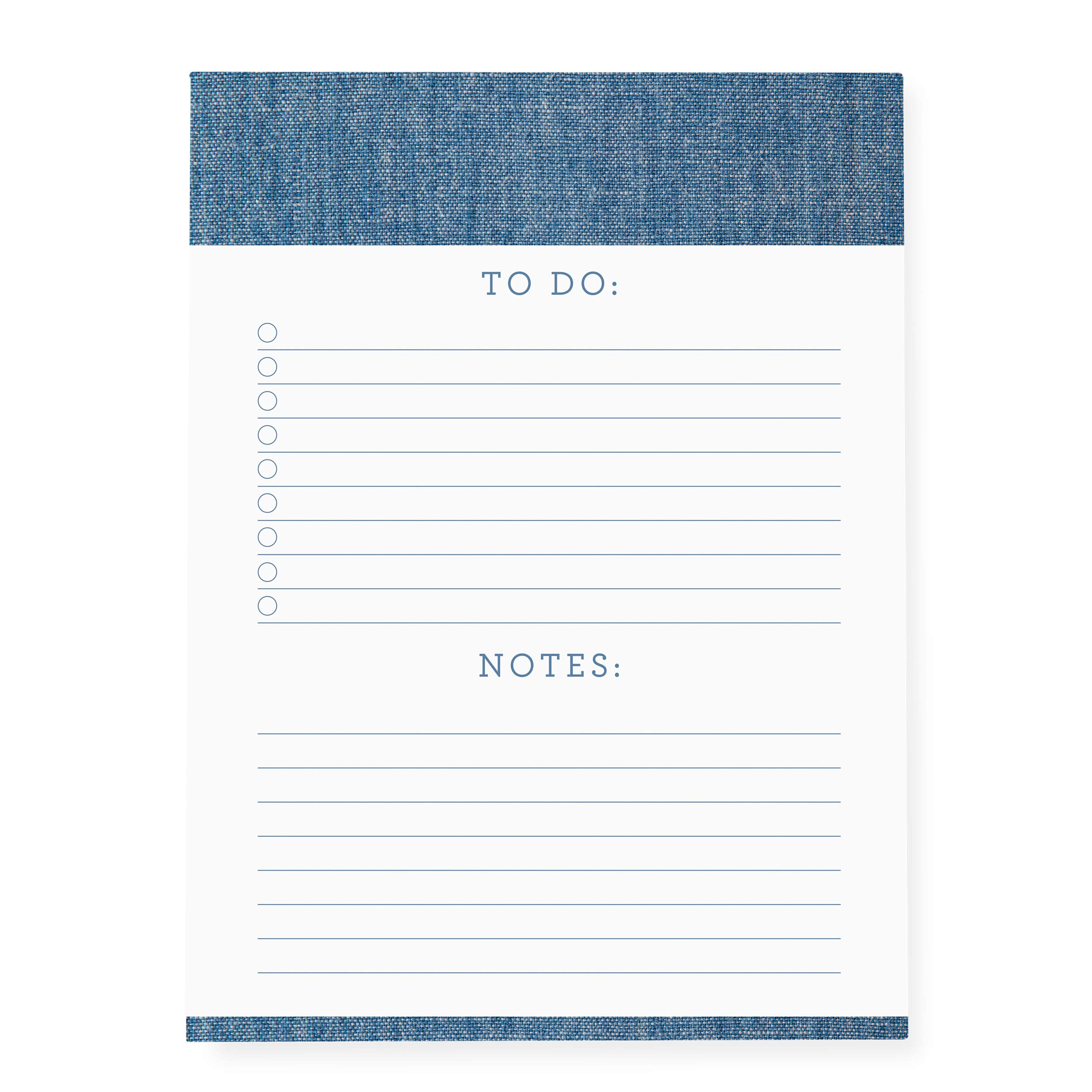 Graphique Large Notepad, Chambray - Notepad with 150 Tear-Off Sheets, 6" x 8" - Perfect for Lists, Notes, and More (LNP162)