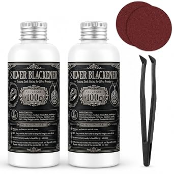 Silver Oxidizer Solution-Silver Black for Antiquing & Patina Finish