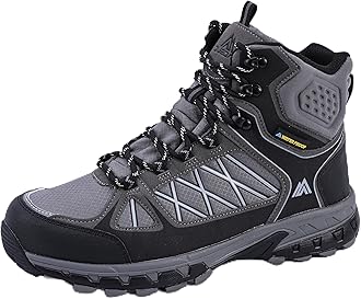 Waterproof Hiking Boots Mens Lightweight Walking Shoes Daily Hike Trekking Trail Outdoor Camping Climbing