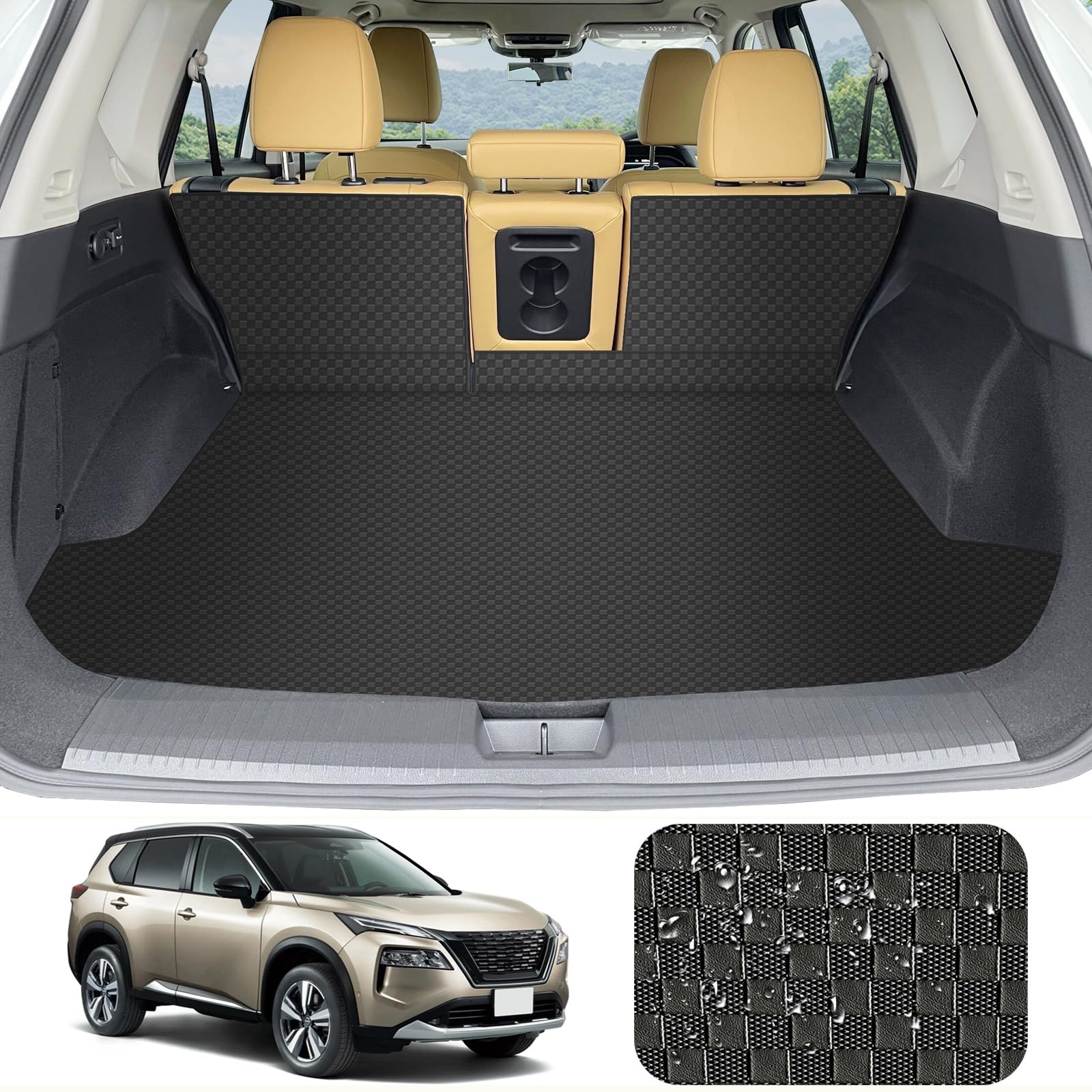 Amazon.co.jp: YORKNEIC 新型 エクストレイル T33型 ラゲッジマット