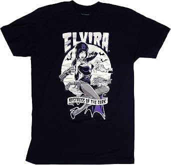 kreepsville 666 Elvira Monster Hands Gothic Halloween Horror Punk Pin Up Goth 70s 80s 90s Mens T Shirt