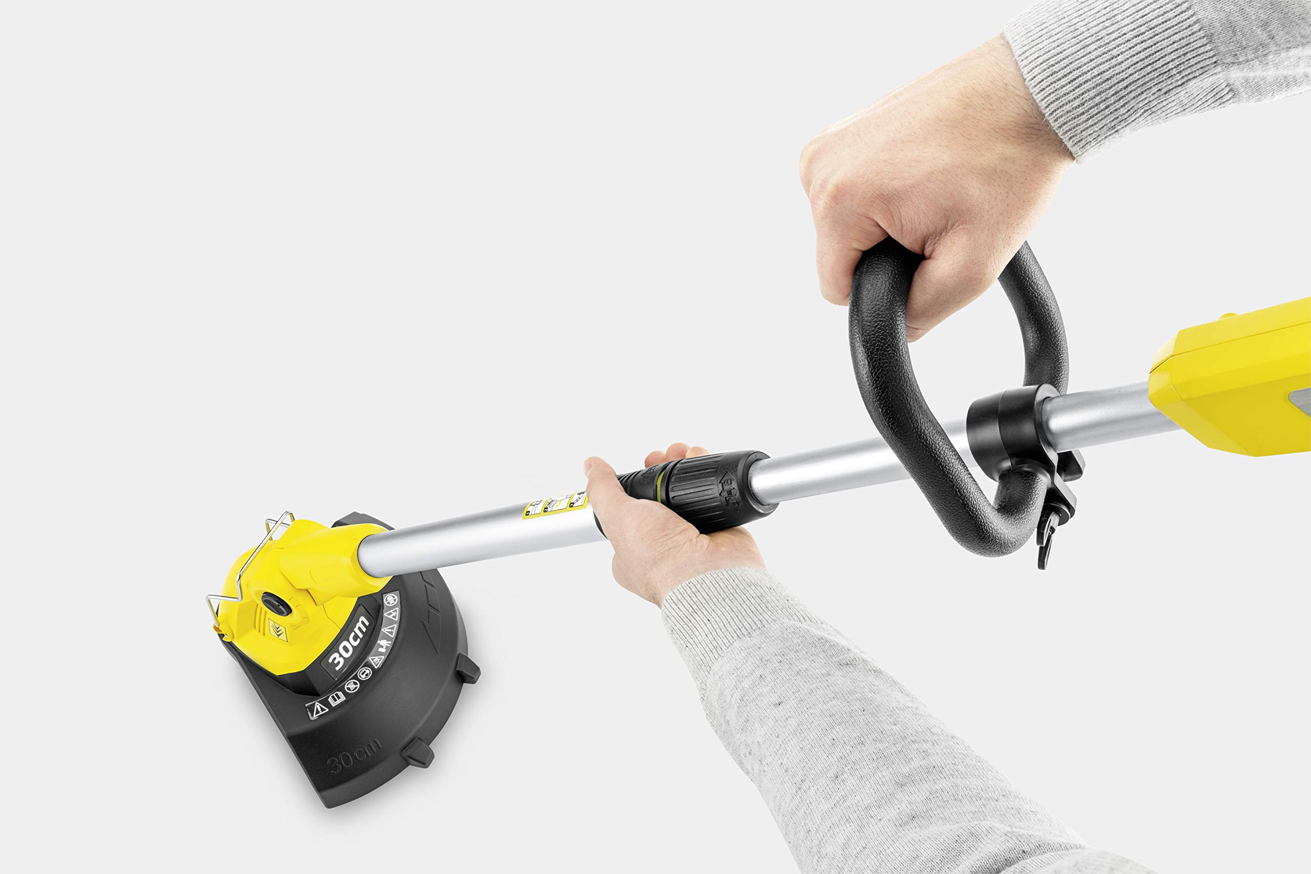 Kärcher Juego de baterías LTR 18-30 de 18 V, Incluye batería de 18 V y Cargador rápido, Rendimiento: 350 m, Velocidad de Corte: 7800 RPM, diámetro de Corte: 30 cm, diámetro de Rosca: 1,6 mm