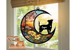 Personalized Dog Memorial Suncatcher, A Cherished Keepsake for Grieving Hearts