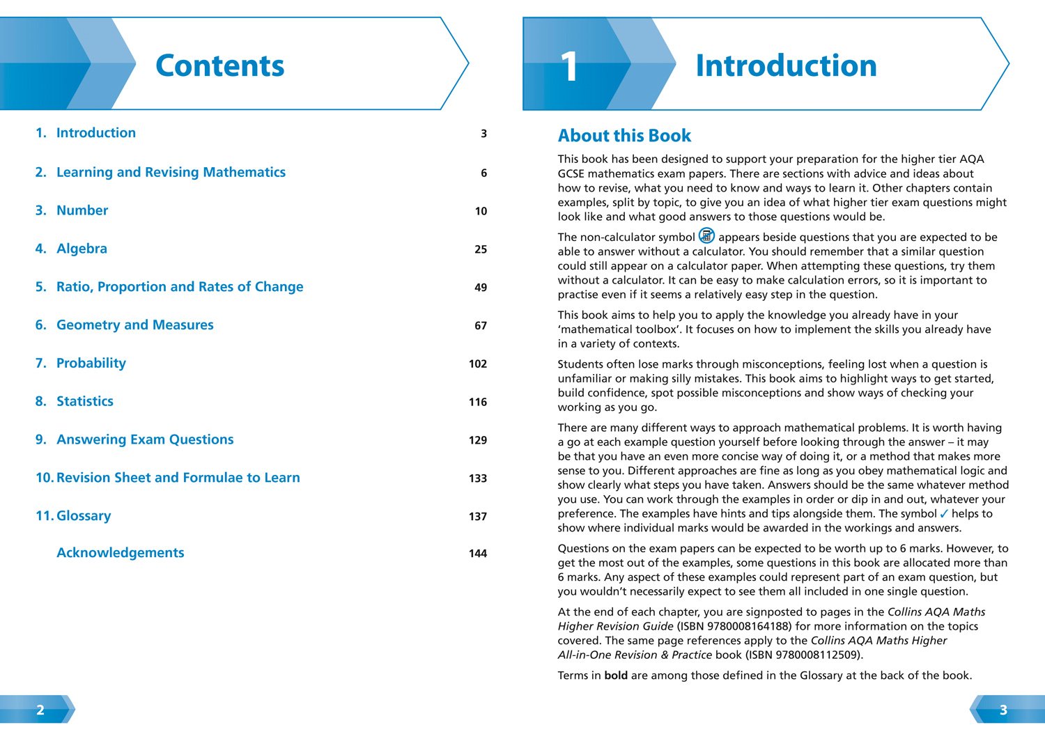 AQA GCSE 9-1 Maths Higher Grade Booster (Grades 5-9): Ideal for home learning, 2021 assessments and 2022 exams (Collins GCSE Grade 9-1 Revision)