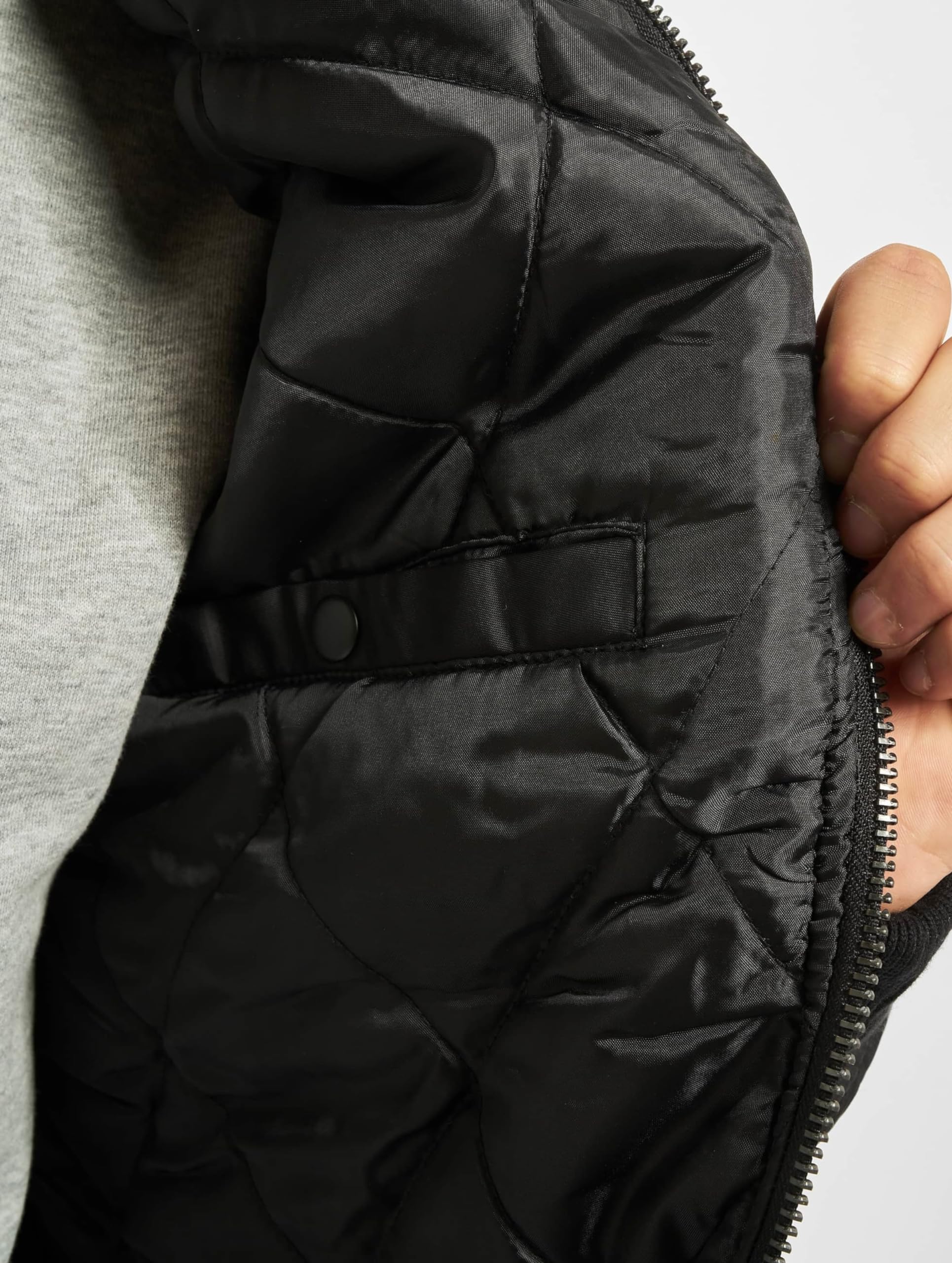 Brandit MA1 Sweathood Uomo Giacca Bomber nero 100% nylon