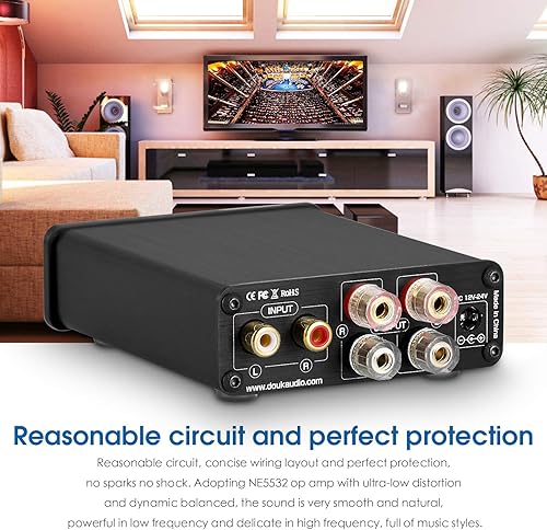 Miniatura 5 de Nobsound Mini 200W Dual TPA3116 2.0 canales HiFi estéreo Digital amplificador de potencia receptor clase D amplificador integrado para altavoces