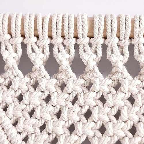 Miniatura 5 de Cortinas bohemias de macramé para ventanas, gran macramé para colgar en la pared, cortina de ventana hecha a mano para sala de estar, dormitorio,