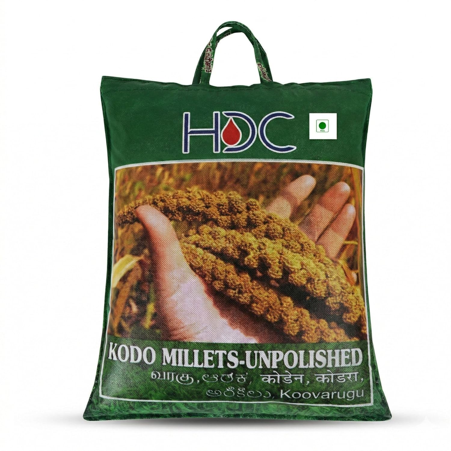 HDC Siridhanya unpolished and organic positive Kodo millet (Net quantity 4700g) naturally grown without chemicals and pesticides origin from Andhra Pradesh