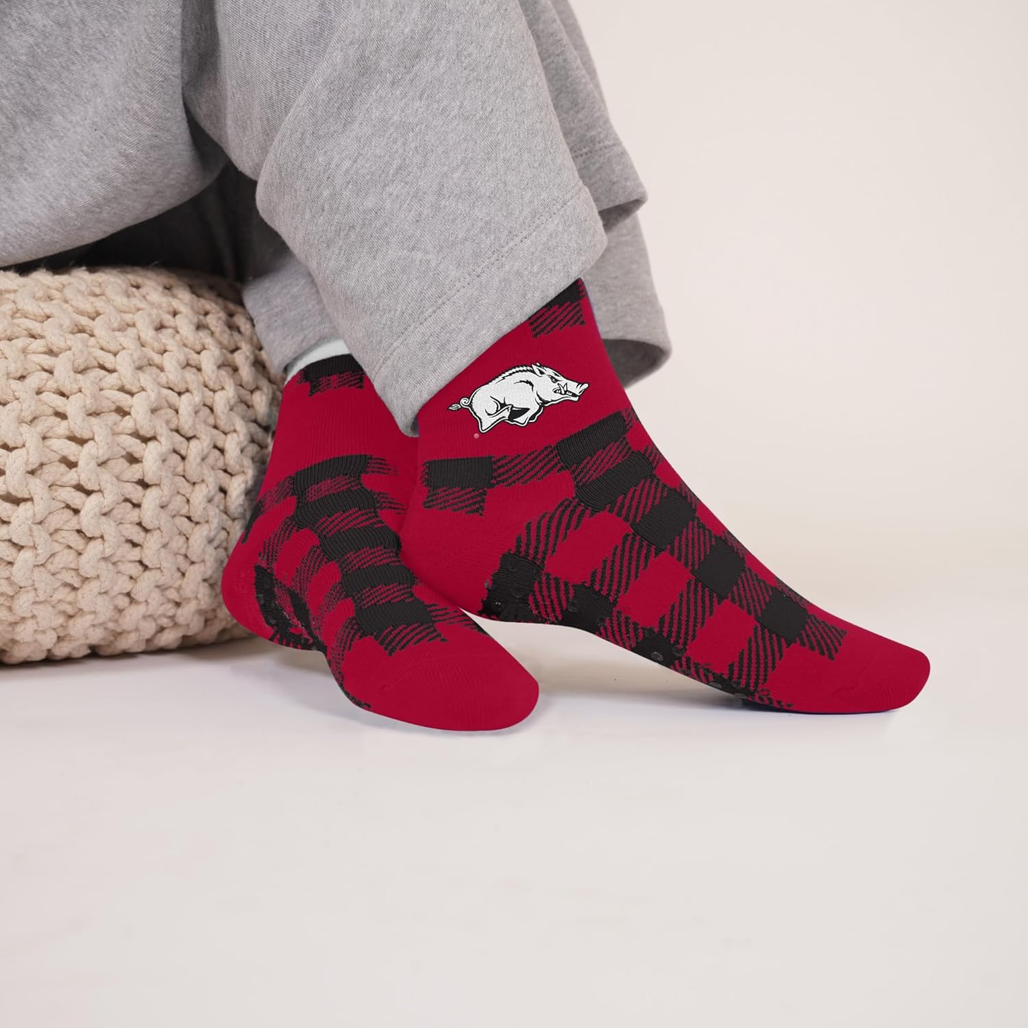For Bare Feet NCAA Unisex Cozy Buff Cabin Sock Ncaa