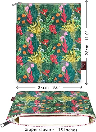 Miniatura 3 de Funda de libro para amantes de los libros con cremallera, protector de libros de nerd de libros, fundas para libros de tapa dura, lavables,