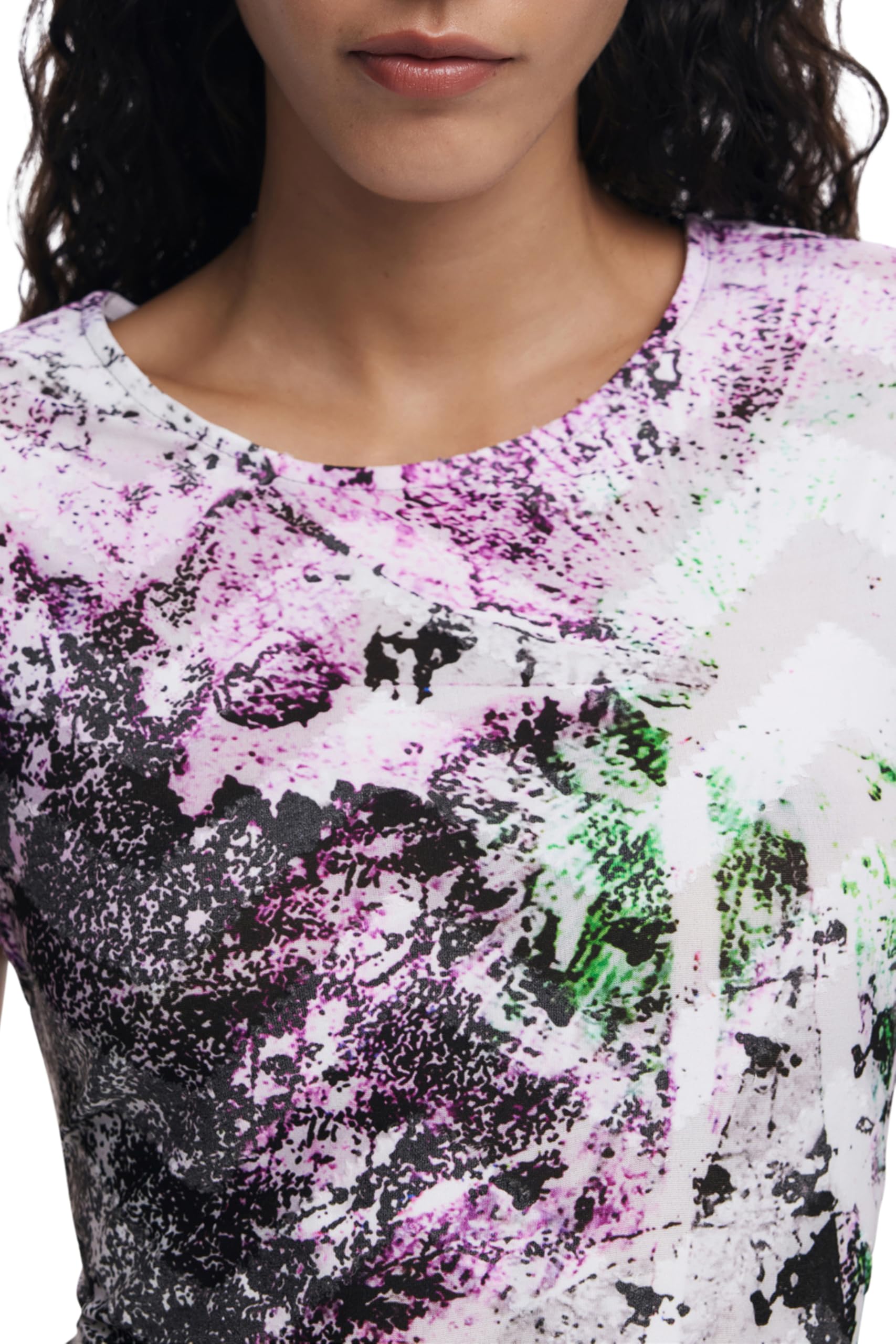 Desigual Sukienka casualowa Kobiety Vest_grey_lacroix