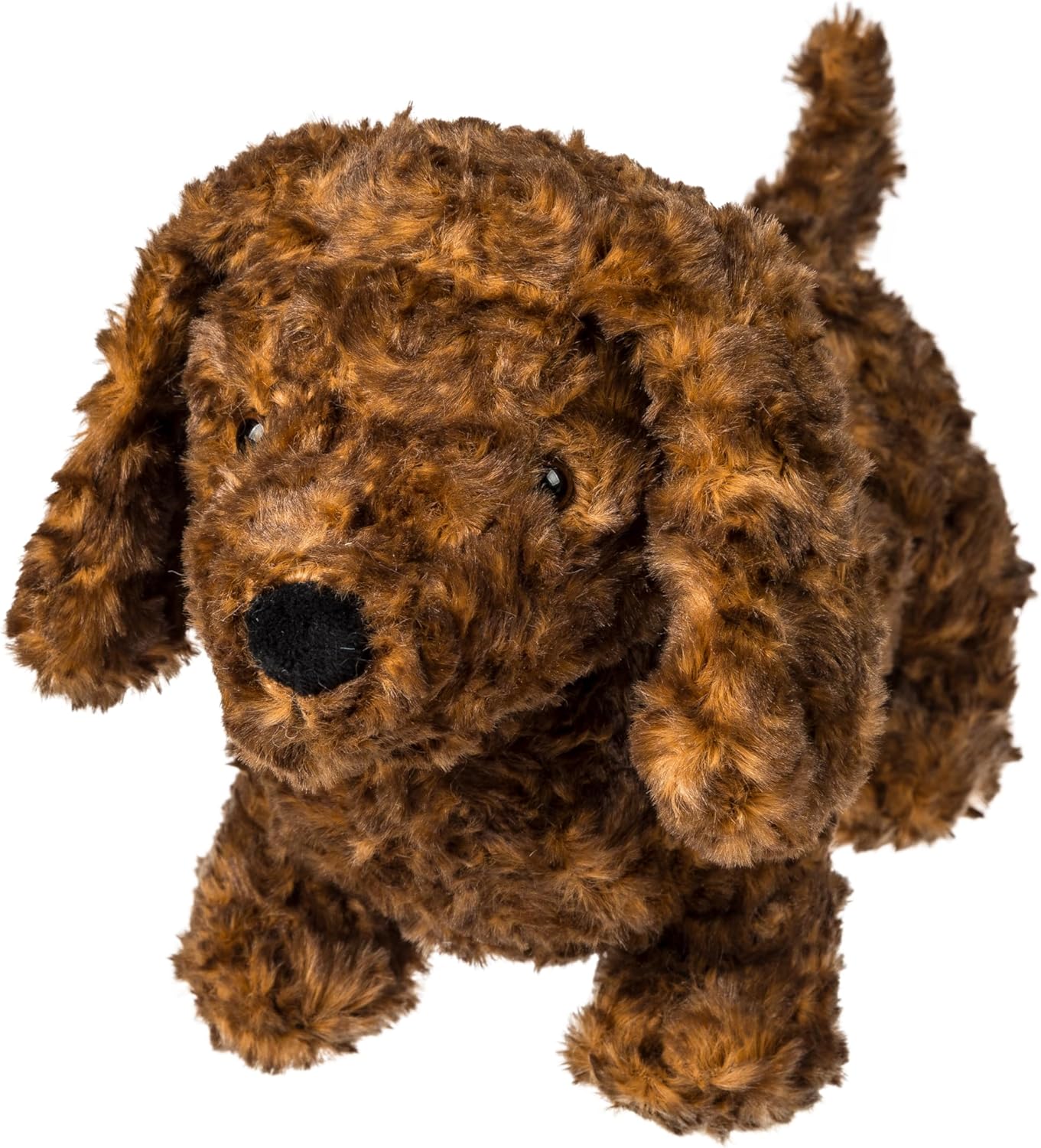 Mary Meyer Stuffed Animal FabFuzz Plush Soft Toy, 13-Inches, Hannah Puppy Pink