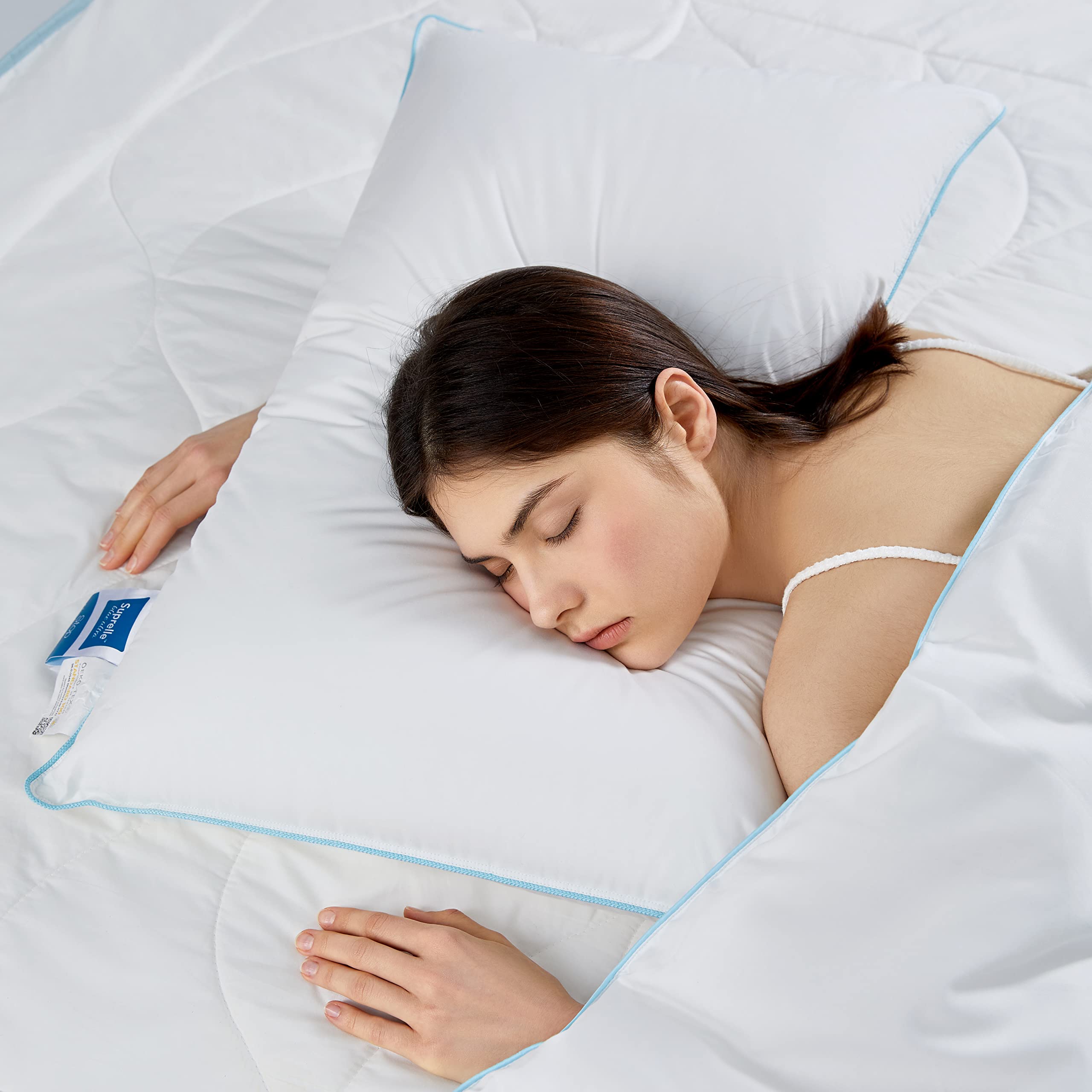 ⭐美品　枕 Amazon｜TUMEI 20インチ x 30インチ 2パック 低刺激性 人工羽毛