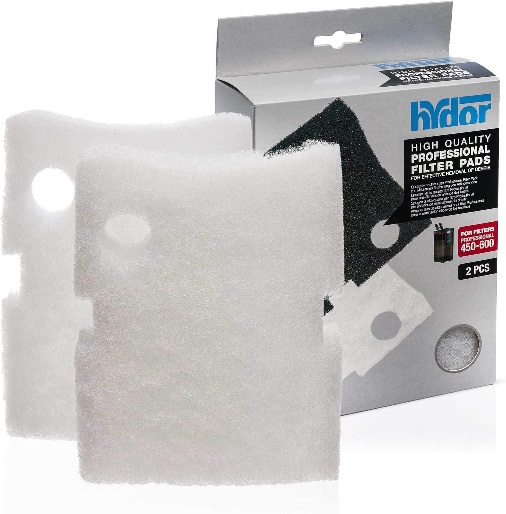 Hydor Pro Large White Sponge Pad 450-600 2/pk