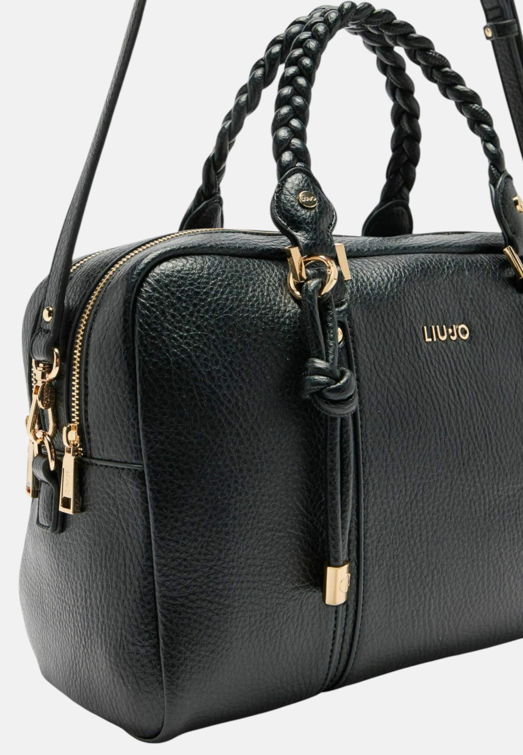 Liu Jo Borsa a bauletto con doppio scomparto chiuso con zip. Possiede una tasca interna con zip, due comodi manici ed una tracolla regolabile e removibile 25x37x19 cm