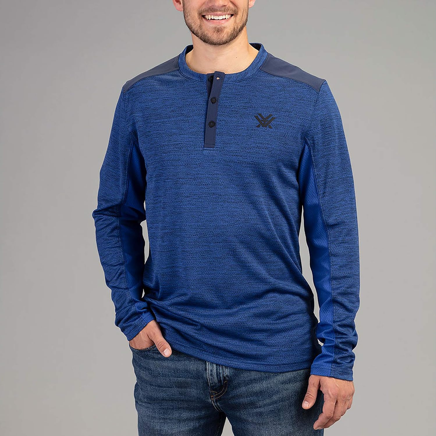 Vortex Optics Northern Heights Henley Long Sleeve Shirt - Image 3