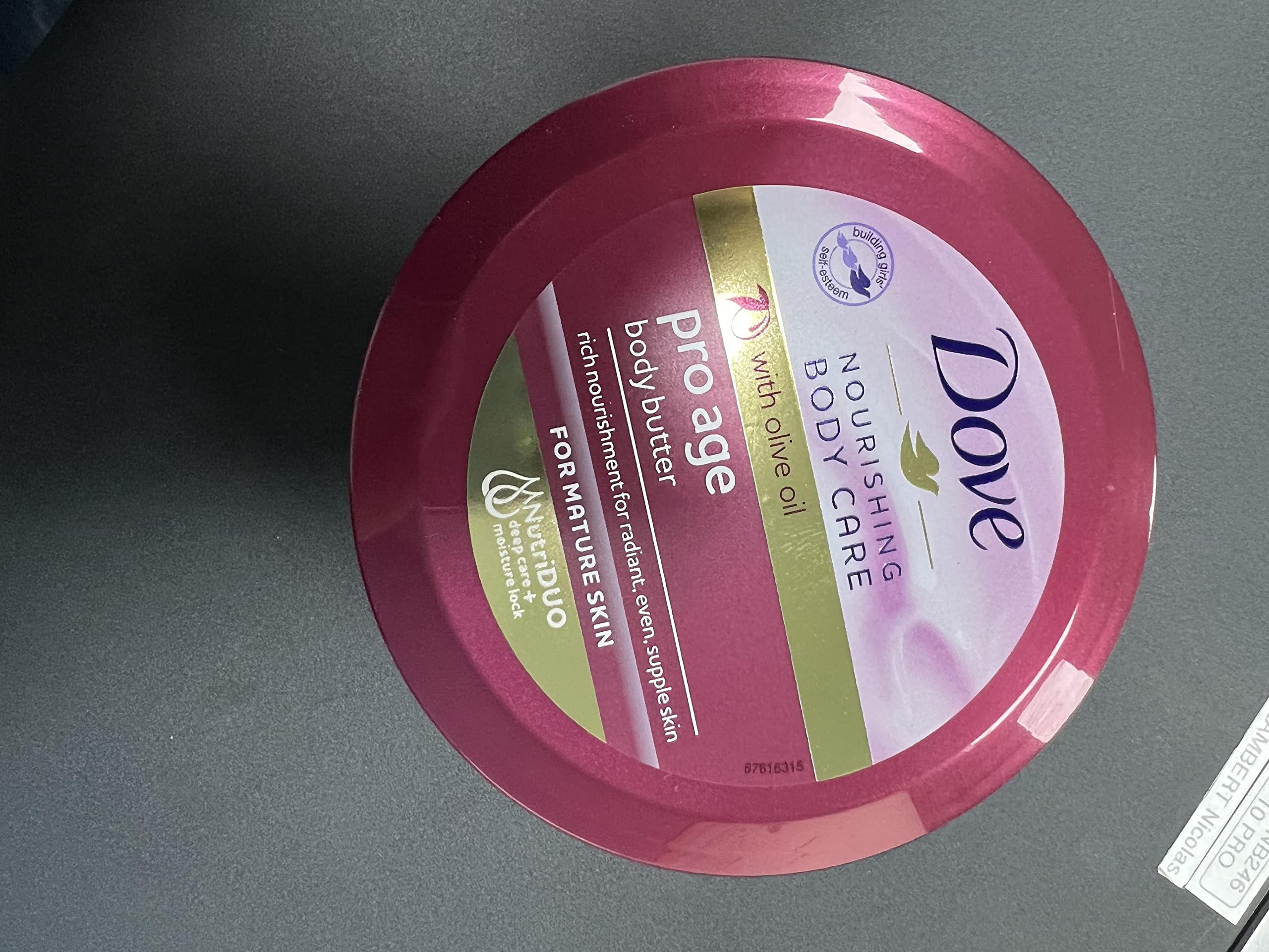 Dove Nourishing Body Care Pro Age Body Butter, 250 ml, packaging may vary