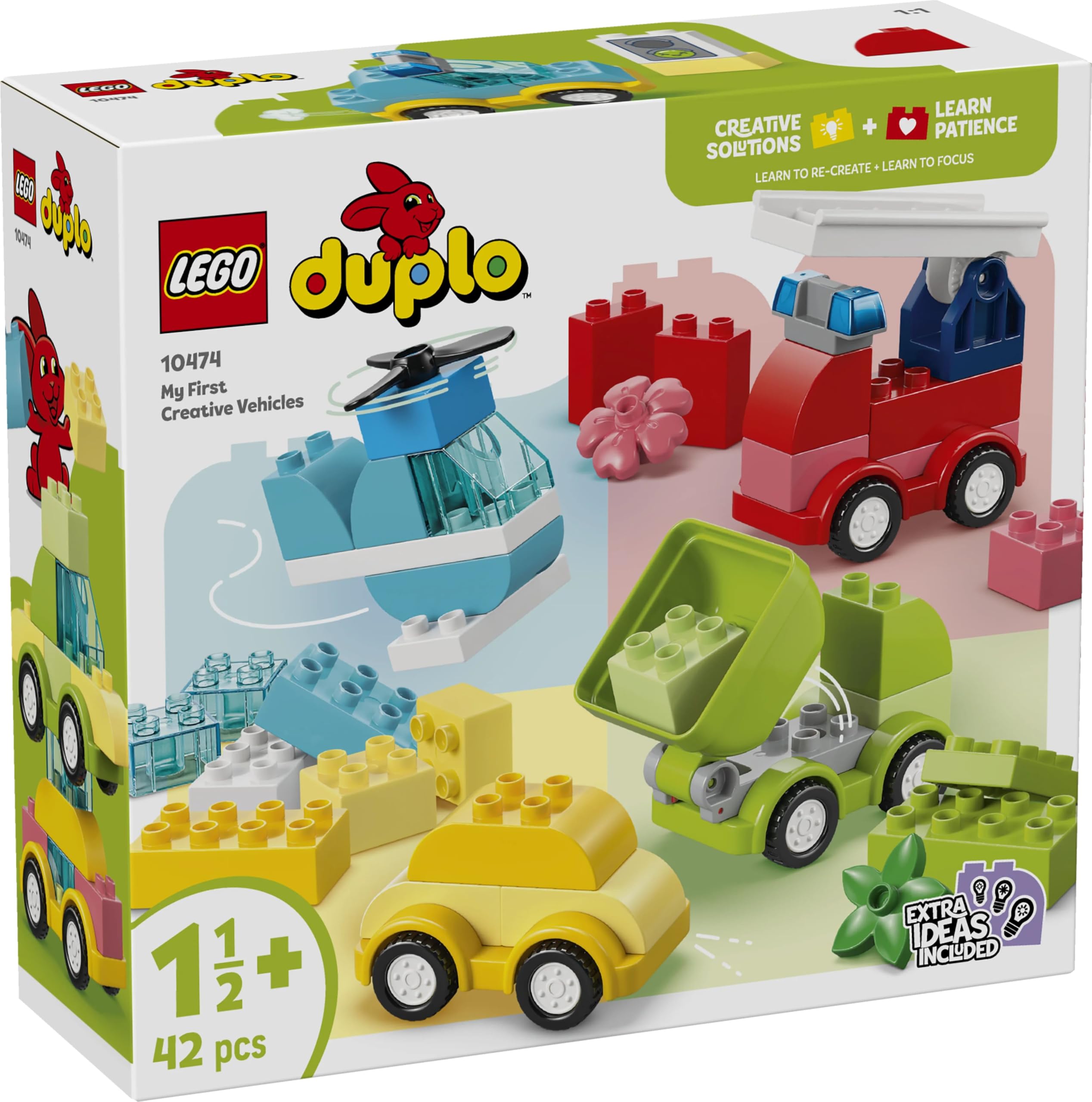 LEGO DUPLO My First Creative Vehicles Learning Toy with Lots of Building Options - 10474 — Amazon image 9