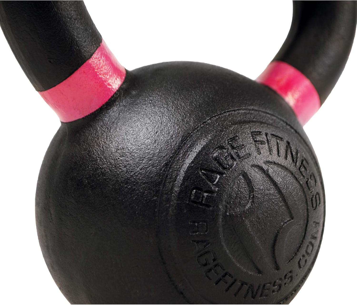 RAGE Fitness Powder Coated Kettlebells For Strength Training, (4 kg, 6kg, 8kg, 10kg, 12kg, 16kg, 20kg - SOLD INDIVIDUALLY), Conditioning and Crossfit Training, Pound and Kilogram Markings, Color Coded