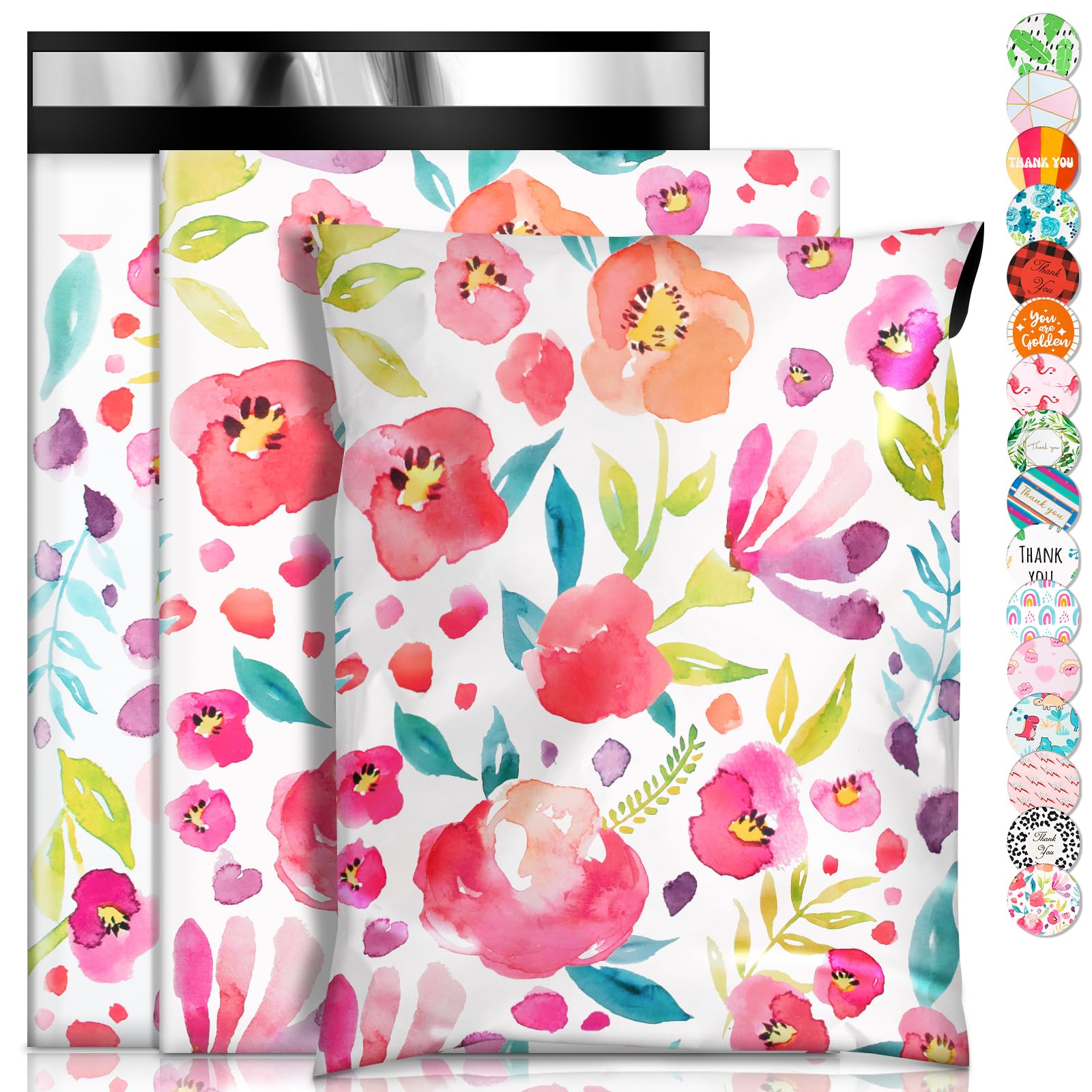 Oududianzi Large Poly Mailers 14.5x19, 100Pack Shipping Bags, Mailing Bags, Mailers Poly Bags, Shipping Envelopes, Packaging Bags for Small Business