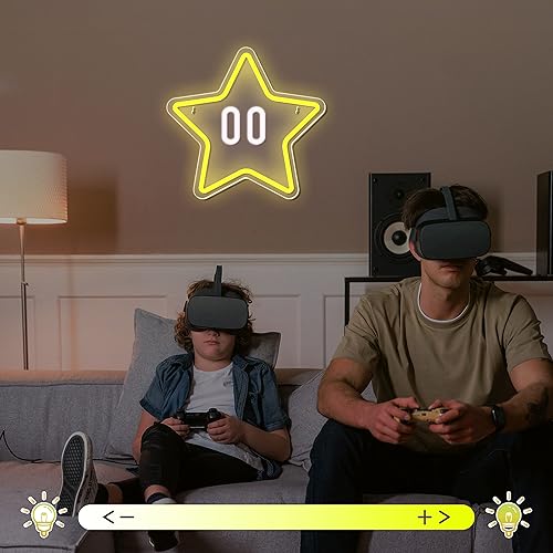 Miniatura 9 de Letrero de neón con espada para gamer, para decoración de pared, decoración de sala de juegos, regalos LOZ, espada maestra, letrero LED, decoración