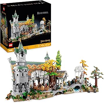 LEGO Icons The Lord of the Rings: Rivendell - Collectible LotR Display Set for Adults with 15 Unique Minifigures incl. Gandalf, Legolas, Aragorn & Frodo - 10316 : Amazon.co.uk: Toys & Games