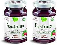 Vista 19 de Rigoni di Asiago, Fiordifrutta Organic Fruit Spread, frambuesa, 8.82 onzas (paquete de 2)