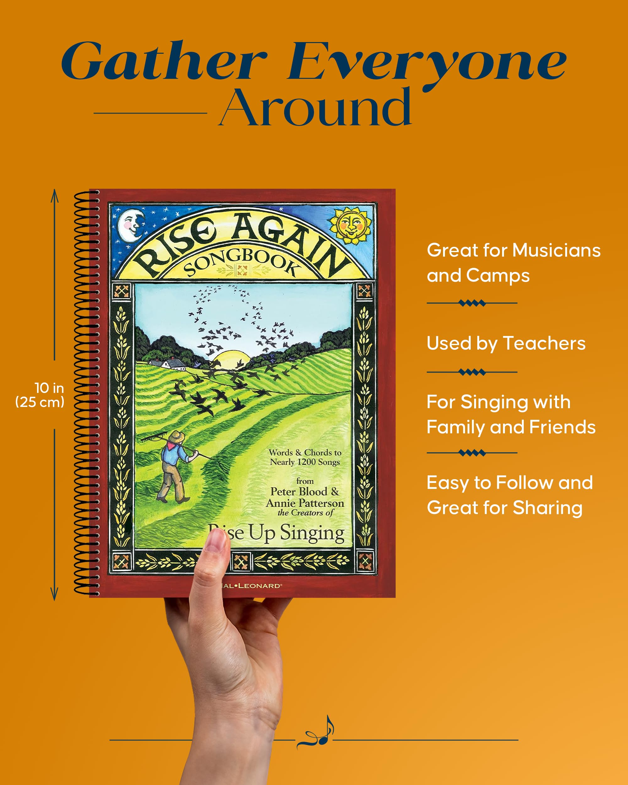 Rise Again Songbook | Words and Chords to 1200 Folk Songs for Sing Alongs, Campfires, and Music Groups | Vocal Fake Book for Community Singing and Musicians | Spiral Bound Edition - Image 9