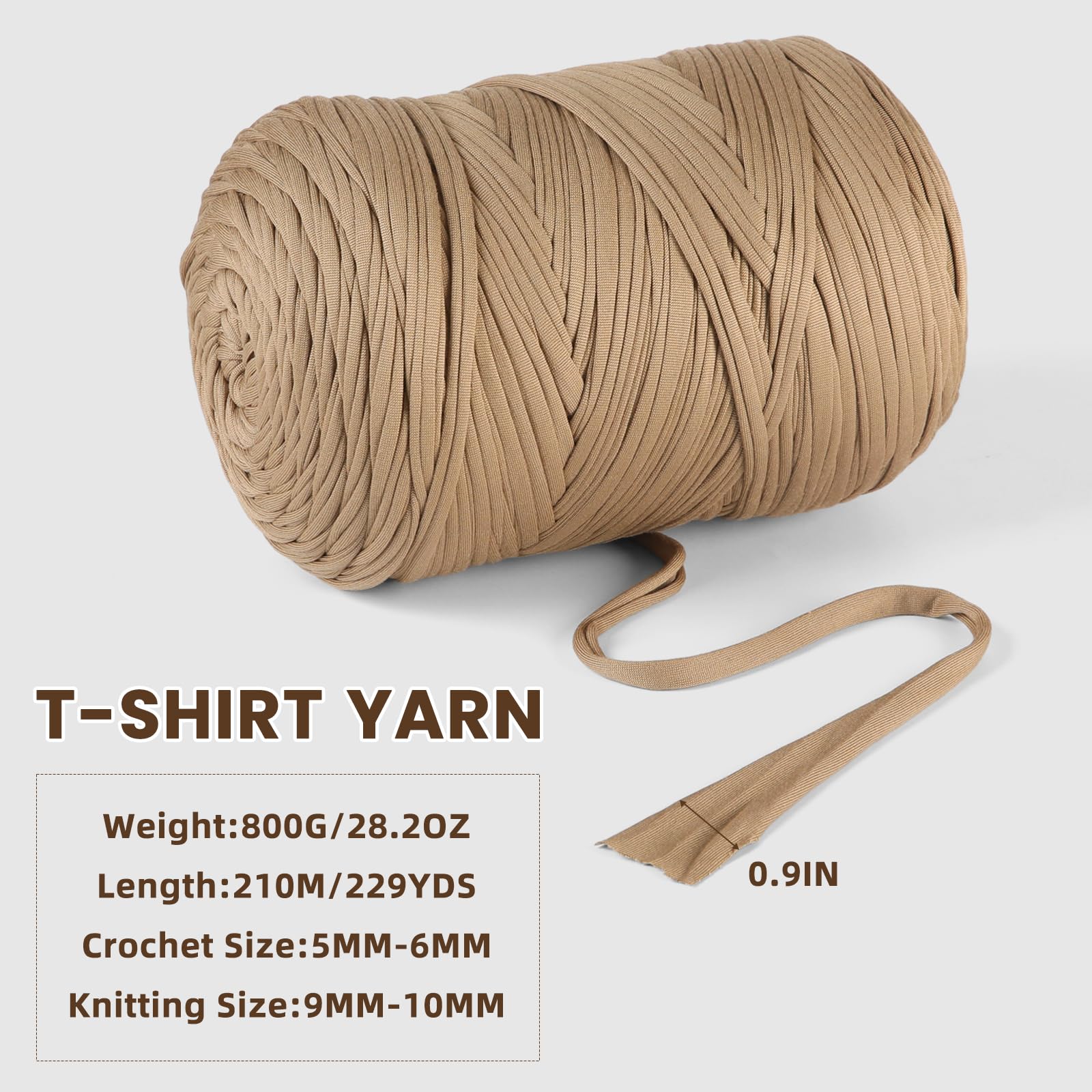 Amazon | MSyarn Tシャツ ヤーン 800g/229ヤード ストレッチTシャツ
