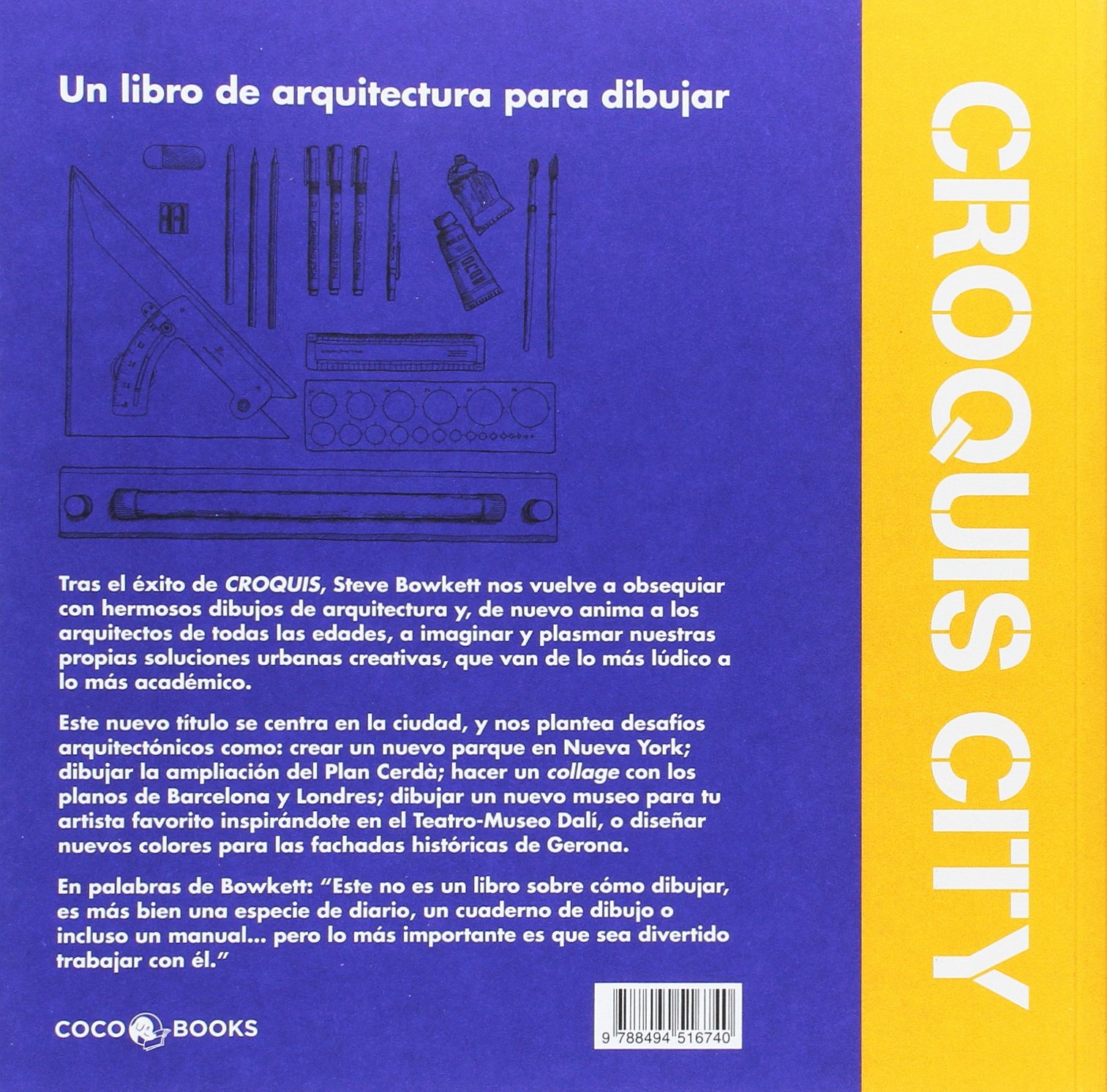 Croquis City: Un libro de arquitectura para dibujar