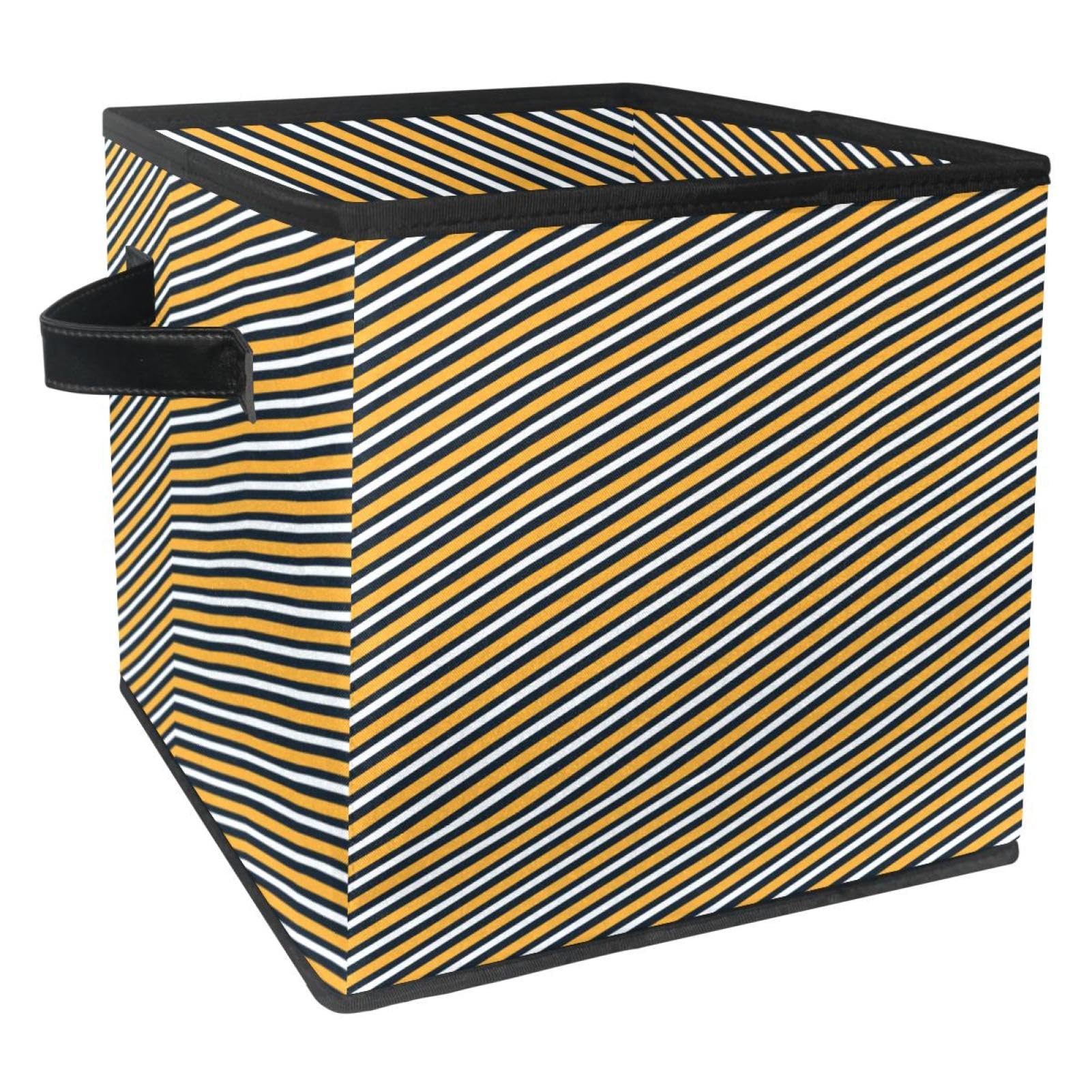 Boîte de rangement en tissu motif sergé haut de gamme pour dressing et chambre à coucher
