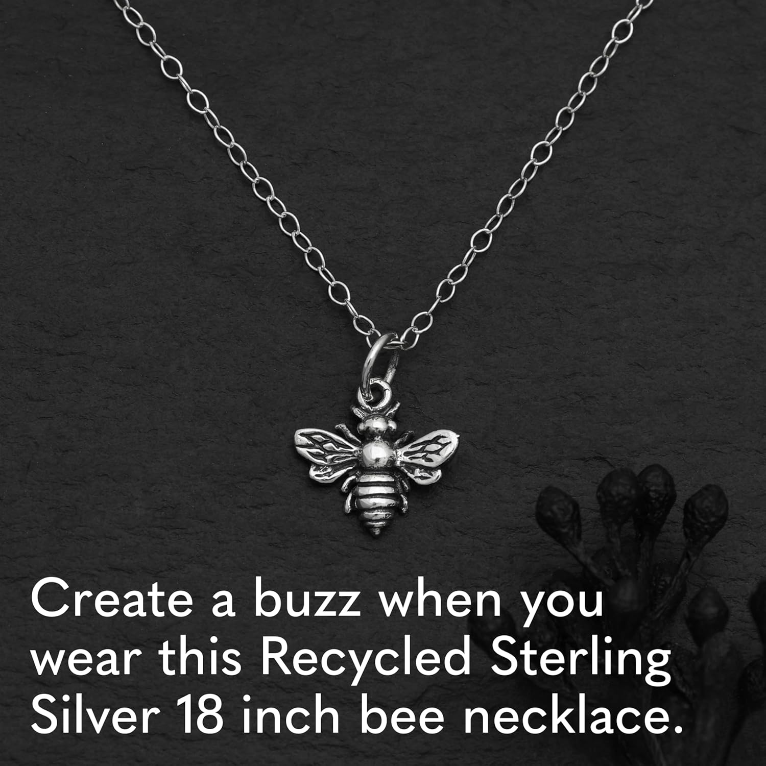 NINA DESIGNS Sterling Silver Necklace - Recycled Sterling Silver Jewelry For Women, Dainty Jewelry for Women, 925 Sterling Silver Necklace For Women - Image 2