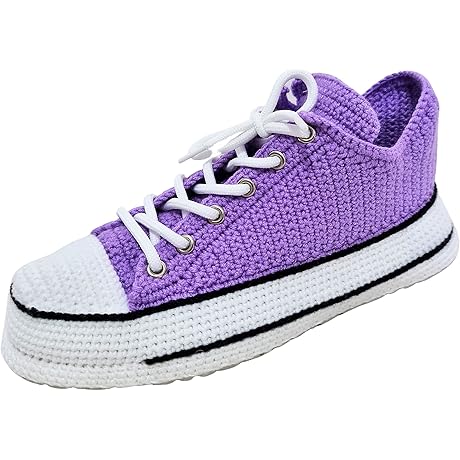 Handmade Crochet Cotton Cozy Slippers for Women