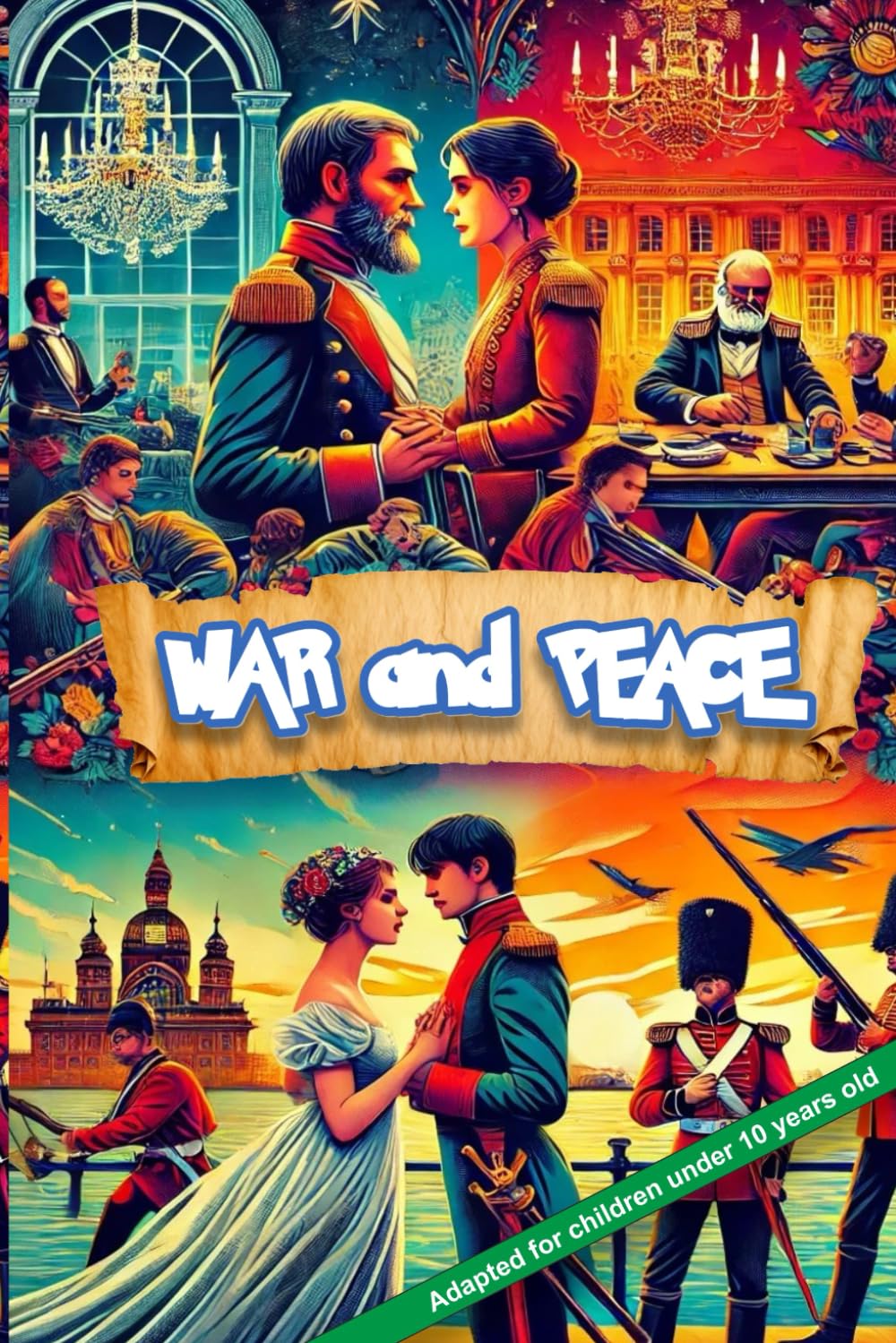 WAR and PEACE: Adapted for children under 10 years old (Epic Reads for 10-Year-Olds)