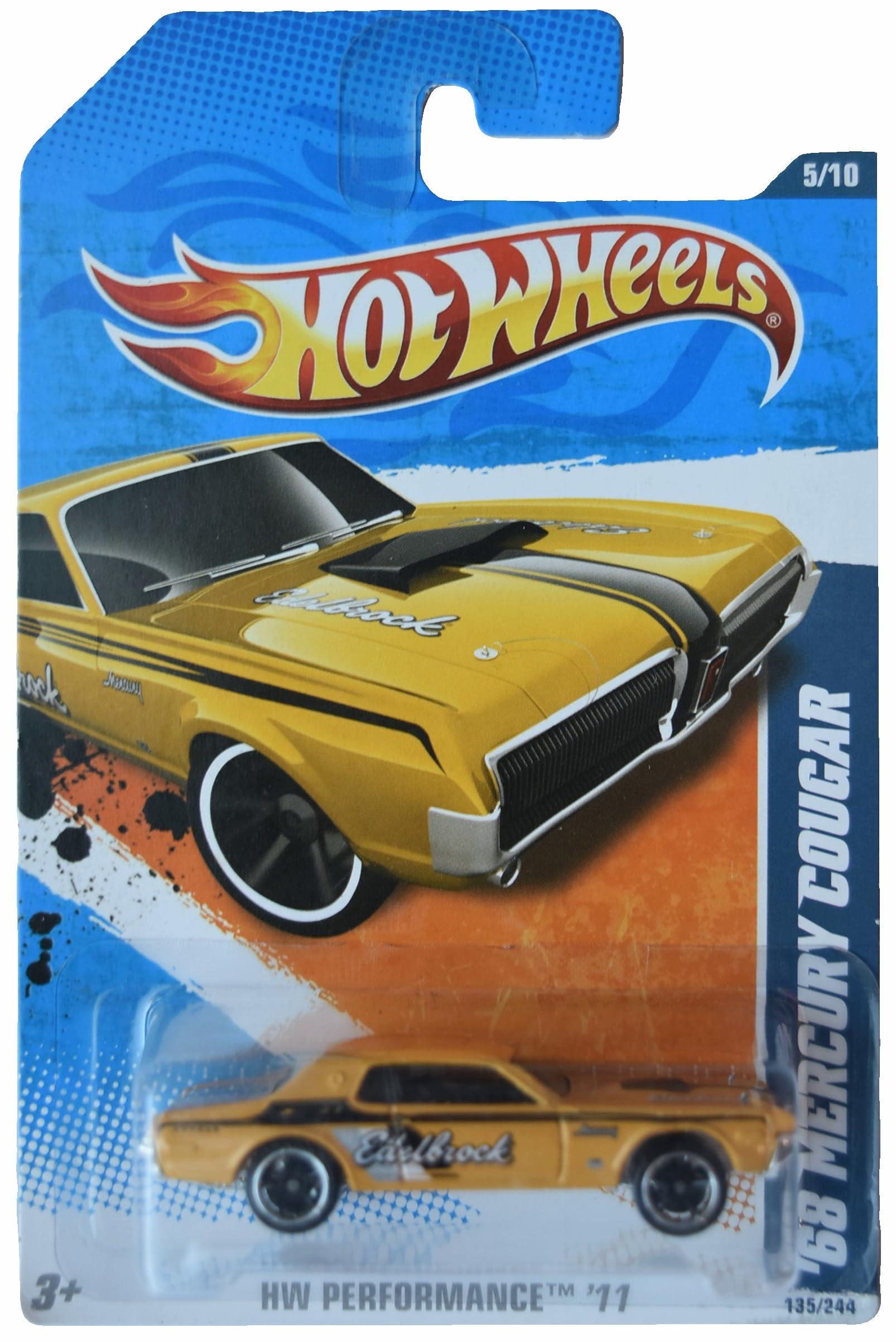 Hot Wheels '68 Mercury Cougar, HW Performance '11 5/10