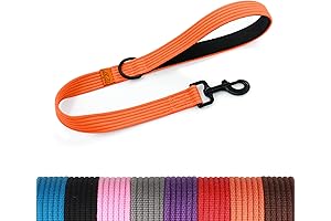 lynxking 2FT Short Dog Leash for Large Medium Small Dogs