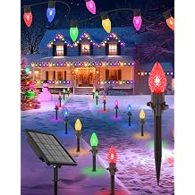 Solar String Lights & Solar Pathway Lights Bundle
