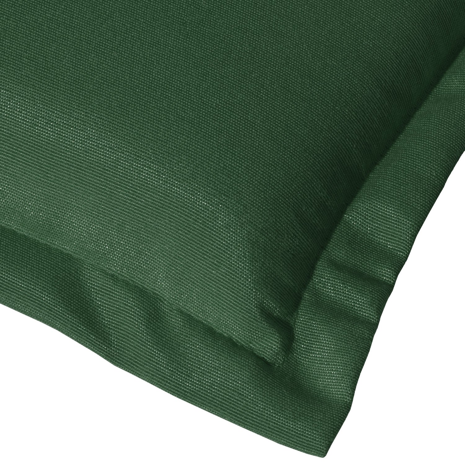 Beautissu Set de 4 Cojines sillas Jardin con Respaldo bajo para Exterior | 100x50x6cm Verde Oscuro placas compactas de gomaespuma tumbonas mecedoras de balcón asiento relleno espuma cojin Loft NL