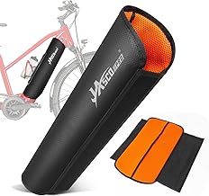 JASCOPRO E-Bike Battery Protective Cover, Bicycle Battery Cover for 28-43 cm Frame Circumference, Ebike Battery Protection, Thermal Protective Cover Protection Against Cold and Dirt, Bottle Holder