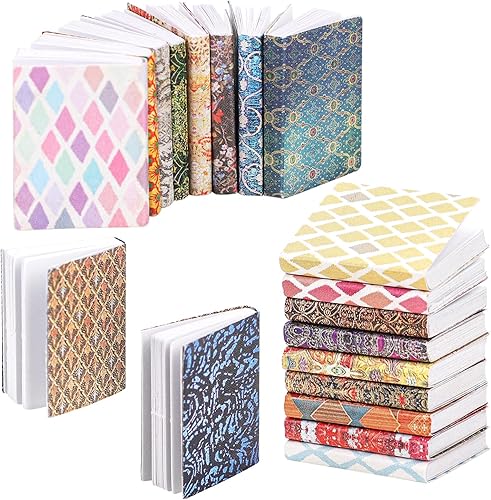 20 libros en miniatura para casa de muñecas a escala 112, mini libros para casa de muñecas, accesorios surtidos para casa de muñecas, suministros de