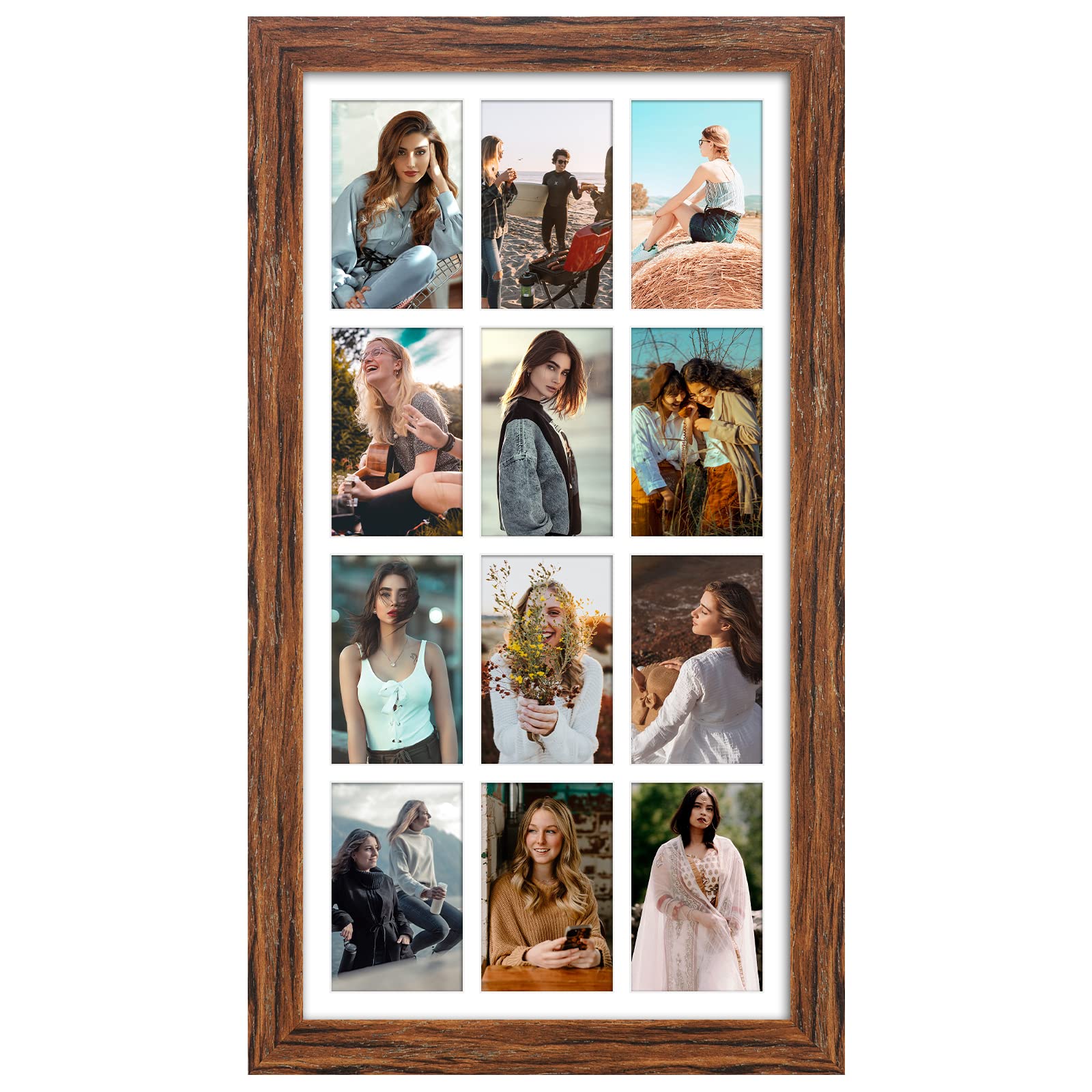 Amazon.com - Gaevuian 13x25 Picture Frame Display 12 opening 4X6