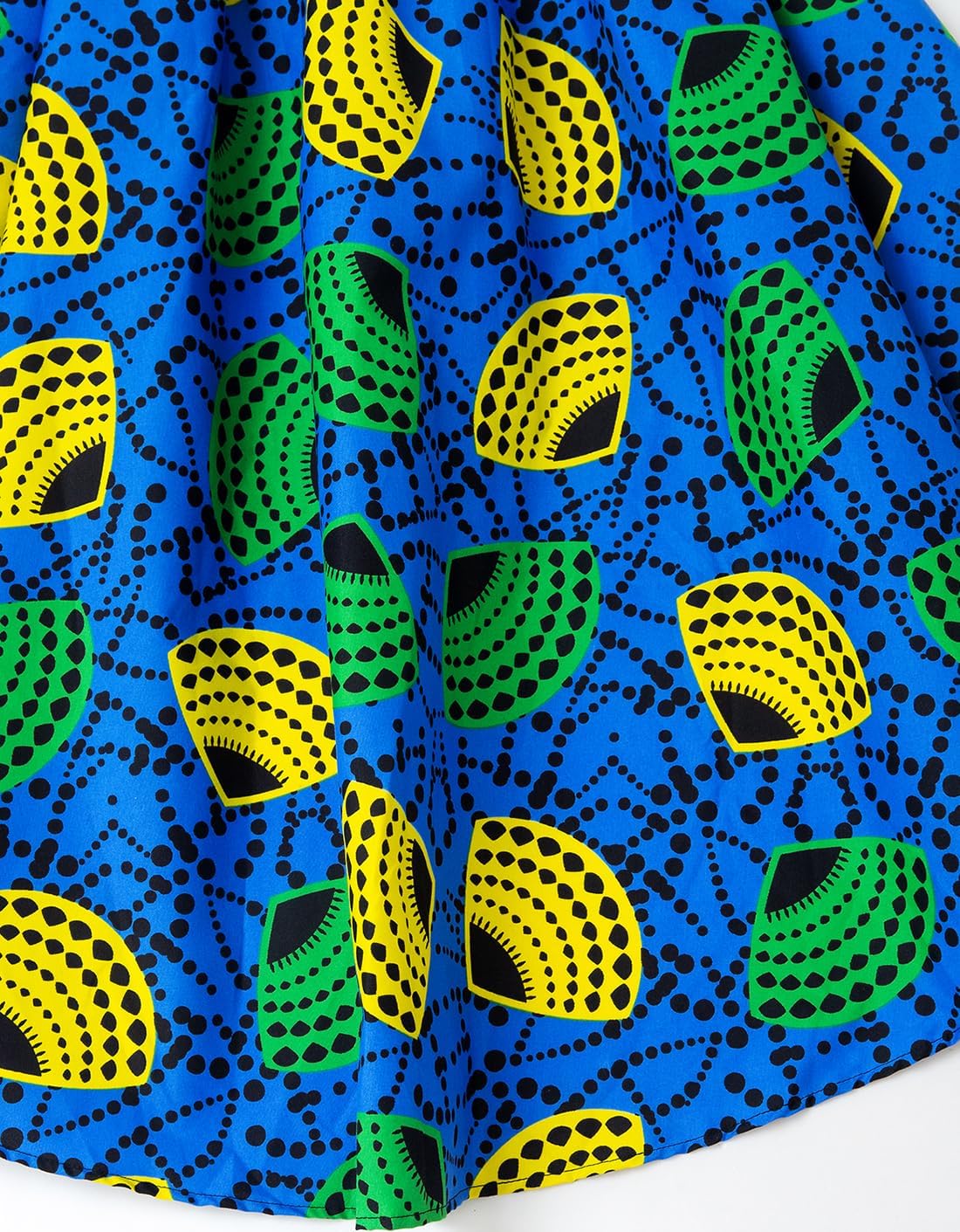 SHENBOLEN Women African Traditional Costume Flower Print Casual Dashiki Skirt - Image 5